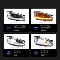 Feux de voiture pour W221 Lentille de projecteur de phare 2006-2009 S-Class Dynamic Signal Head Lamp S350 S400 LED Headlights Drl Automotive