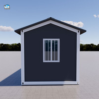 Petite maison en conteneurs, villas à faible hauteur, hôtel avec isolation thermique, maisons préfabriquées modulaires triangulaires de petite taille