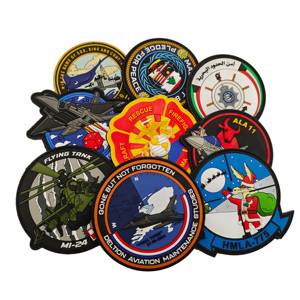 Direct <b>Maker</b> Client Specified 2D Soft Rubber Polyvinyl Chloride Iron On Specially Formed Uniform Emblem pvc patch - Product Image 6