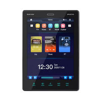 SOMISHINK Reproductor de DVD para Auto con Pantalla Táctil Completa HD de 9.5 Pulgadas 1Din, Radio FM, USB, AUX, TF, Pantalla Vertical