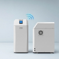 Pompe à chaleur géothermique AIRTEK nouvelle génération R32 DC Inverter haute efficacité 2026, source eau, 380V, source terrestre