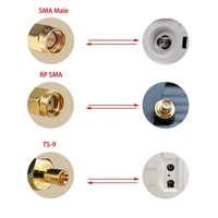 Échantillon Gratuit Antenne de Routeur CPE Pro WiFi Sans Fil Externe Omni Aérien 2*2 5G 4G LTE 3G GSM Avec Base Magnétique Mâle TS9 SMA