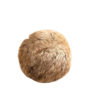 Cat <b>Plush</b> Toy Rabbit Fur Ball Durable Silent Enrichment Pet Toy For Cats - Product Image 2