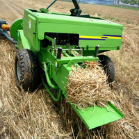 Hacheuse et presse à balles de foin de haute qualité, faible consommation, idéale pour un emballage agricole efficace, garantie d'un an incluse