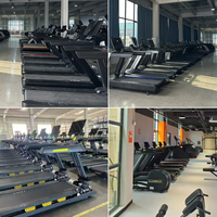 Caminadora Eléctrica Comercial con Cinta de Correr Ancha y Consola Digital para Entrenamiento Cardiovascular Profesional en Gimnasios