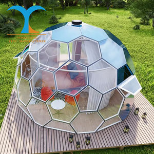 <span class=keywords><strong>Cabine</strong></span> de <span class=keywords><strong>douche</strong></span> extérieure Maison en verre <span class=keywords><strong>Tente</strong></span> dôme en nid d'abeille Tentes Camping Serre extérieure Serre - Product Image 2