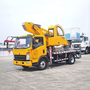 Camion de travail aérien Sinotruk Ho Wo GKS35 Pro 35m avec flèche en acier haute résistance Baosteel pour les réparations d'urgence en ingénierie - Product Image 2