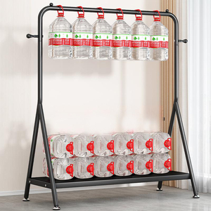 <span class=keywords><strong>Porte</strong></span>-vêtements métallique à tringle unique de haute qualité, <span class=keywords><strong>grande</strong></span> capacité, avec crochets et étagère inférieure - Product Image 6