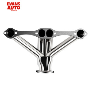 Collettore di scarico in acciaio inossidabile testiere tubi di scarico per Chevy Chevrolet Small Block SB V8 262 265 283 305 327 350 400 - Product Image 3