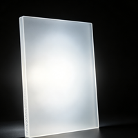 Plaque diffuseur PC en polycarbonate résistante aux UV pour panneau lumineux LED