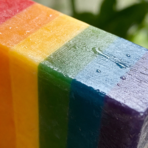 Handmade <strong>Rainbow</strong> <strong>Soap</strong> 100g Solid Bath <strong>Soap</strong> Infused Organic Shea Butter Seaweed Extracts Natural Vegan Botanical Bio-Extracts - Product Image 4