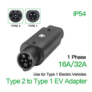 Adaptateur de charge EV 32A Type 2 à Type 1 Adaptateur de charge EV adapté aux véhicules équipés de prises Type1 - Product Image 3
