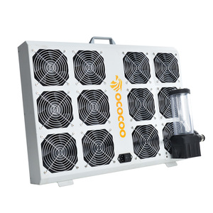 Radiateur refroidi par eau Yingbo avec ventilateurs de 120 mm, dissipateur thermique en aluminium pour refroidisseur minier BC23 8500W - Product Image 1