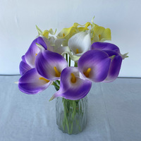 Einzelne Mini PU Hufeisen künstliche Calla Lily Soft Feel Kunststoff Home Dekoration und Fotografie Requisiten künstlerisch gestaltet