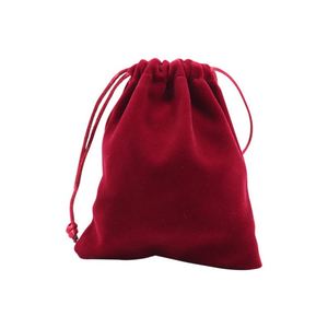 Sacs à cordon en velours multicolores pour bijoux, emballage cadeau, 7*9cm~12*16cm, en stock - Product Image 5