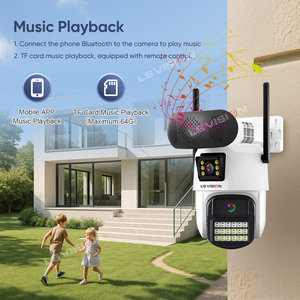 LS tầm nhìn PTZ không dây IP an ninh <span class=keywords><strong>Bluetooth</strong></span> loa máy ảnh hỗ trợ hình người phát hiện âm thanh thông minh và báo động ánh sáng - Product Image 2