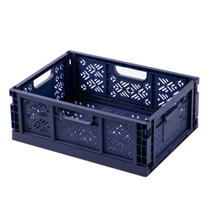 Customized Plastic <b>Storage</b> <b>Basket</b> Rectangle Eco Friendly Folding Organizer For <b>Toys</b> And Cosmetics Desktop Use - Product Image 1