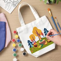 Mini sacs fourre-tout en toile, petits sacs de 8,5 x 8 pouces, couleur naturelle, réutilisables, résistants, sacs en coton Trader Joes, personnalisables, pour cadeaux et voyages