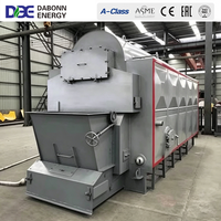 Ketel Uap Biomassa Batubara 20T/jam Kontrol Otomatis Penuh Emisi NOx Rendah Efisiensi Termal Tinggi untuk Pengolahan Laundry