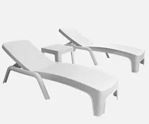 China Ijection Sunlounger Mould Plastic Beach Chair Mold