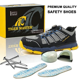 أحذية أمان رجالية عصرية جديدة <span class=keywords><strong>2026</strong></span>، بقفل حلزوني ومقاومة للانزلاق والزيوت، مقدمة من الألياف الزجاجية، مقاومة للثقب ومضادة للكهرباء الساكنة - Product Image 3