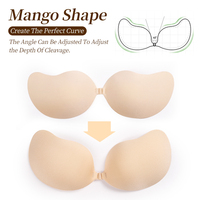 Силиконовый бюстгальтер-невидимка Mango Cup с сильным клеевым эффектом для увеличения декольте, для свадьбы