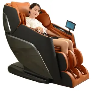 Luxe Full Body Electric Ai Smart Heat Thai Stretch 3d Robot Hand Sl Track Zero Gravity Shiatsu 4d Massage Stoel