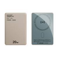 3 en 1 Función múltiple 5000mAh Carga inalámbrica magnética portátil 20W Tipo-C Carga rápida Banco de energía portátil ultradelgado