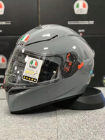 Casque de moto intégral AG* ABS avec double visière anti-buée, fermeture rapide, certifié DOT, doublure en coton toutes saisons