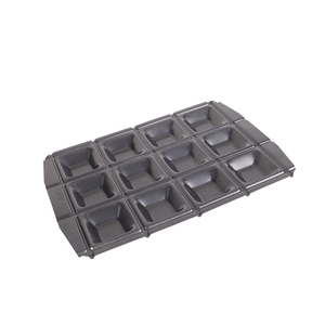 Ensemble de moules à tartelettes EZ Pockets, moule à pâtisserie, découpe-pâte, antiadhésif, acier au carbone, 12 cavités, 6 cavités, formes variées, passe au lave-vaisselle - Product Image 4