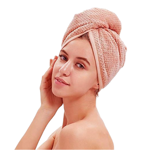Serviette de bain SPA en microfibre pour femmes, super absorbante, à séchage rapide, technique de tissage, turban magique doux personnalisé pour la maison - Product Image 1