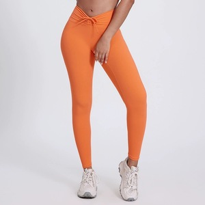 Yüksek kalite sıkı <span class=keywords><strong>Push</strong></span> up kadınlar için sıkı Yoga pantolonu çıplak yumuşak rahat nem esneklik spor ganimet tayt - Product Image 5