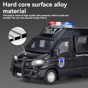 JLF - Modelo de Coche de Metal Fundido a Presión, Escala 1:24, Camioneta <span class=keywords><strong>Iveco</strong></span>, Modelo de Aleación con Puertas que se Abren, para Colección, Decoración, Exhibición - Product Image 4