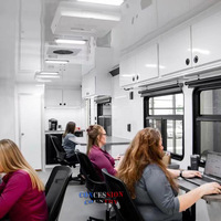 Remorque de bureau mobile homologuée DOT sur roues, attelage 2 pouces, entièrement équipée, portable, pour chantier, système électrique GFCI