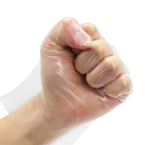 Gants de sécurité de bonne qualité fabriqués au Vietnam, gants jetables en TPE bleus transparents pour le travail en jardinage - Product Image 2