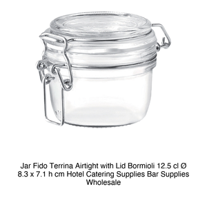 Tarro Hermético Fido 12.5 cl H 7.1 cm Ø 8.3 cm 125 g con Tapa Bormioli Rocco - Product Image 2