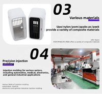 Moule en plastique sur mesure de haute précision pour composants de cuiseurs à riz d'appareils électroménagers, avec couleur et taille personnalisées et service OEM
