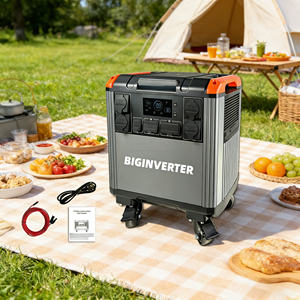 Générateur d'énergie solaire portable 4000W, station d'alimentation LiFePO4 avec panneaux solaires 800W pour la maison, le camping-car et le camping - Product Image 6