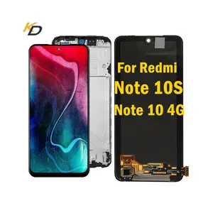 100% ทดสอบหน้าจอสำหรับ Xiaomi redmi Note 10 Pro อะไหล่เครื่องอ่านพิกัดหน้าจอสัมผัสสำหรับ redmi Note 10 Pro