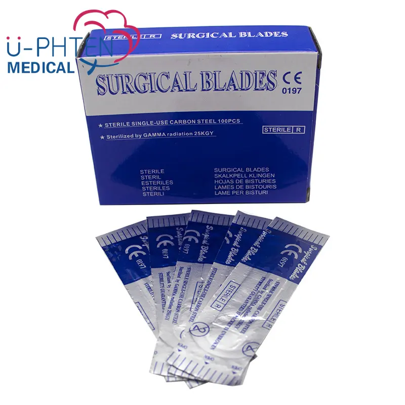 Disposable medical instruments stainless steel micro surgical blade dental scalpel blade