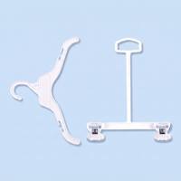 9508 33*22cm Kunststoff-Klammern-Hosenbügel mit Federclips für Einzelhandels-Display, Rutschfester Bügel für Hosen, Röcke, Schals, Krawatten