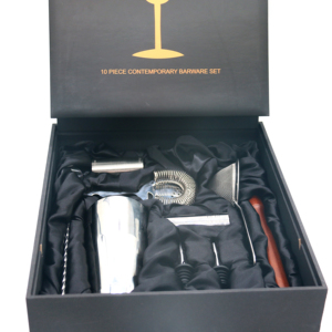 Cocktail Set Boston Cocktail Set 10 Pieces - Rectangular Gift Box