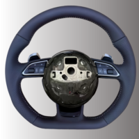 Volant sport en cuir pour Audi S3 8P S4 B8 S5 S6 S7 S8 A38V A38P A4 B8 A5 B8 A6 C7 A7 C7 A8 D4 03 05 Q7