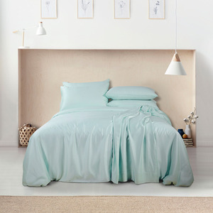 Bộ Ga Trải Giường Đơn Giản Cỡ King 4 Chiếc Ga Trải Giường Bằng Lụa Cao Cấp 300Tc Lyocell Tencel - Product Image 4