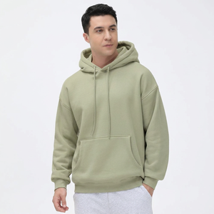 Oversized Heavyweight Men's Hoodies High Quality 100% Cotton Unlined Woven Men's Hoodies and <b>Sweatshirts</b> - Product Image 1