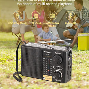 Заводская рекламная поставка Ретро AM FM SW многодиапазонное радио антикварный дизайн с bt динамиком - Product Image 5