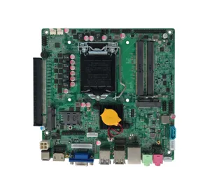 ELSKY Motherboard With I3 Processor Lga 1151 Motherboard DC12V Power USBHD-MI VGA 2LDP Linux COM/RS232 Motherboard H310