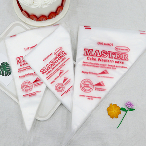 Kantong Kue Plastik Sekali Pakai Ukuran Kecil, Tahan Lama, Food Grade, Warna Merah untuk Dekorasi Kue, Alat Kue Pesta, Laris Manis - Product Image 6