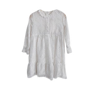 New Premium Latest Party Girls Yoke <b>African</b> Prom Modest Long <b>White</b> <b>Dress</b> Model Buy From China Supplier - Product Image 1