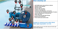 Full Set Schwimmbad reinigungs geräte Guter Preis Kunststoff Pool Cleaner Kit